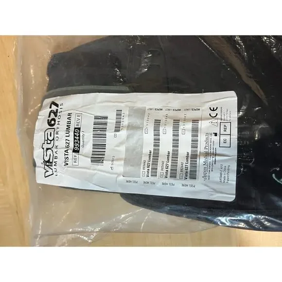 Aspen Medical Vista Lumbar Spine Brace BRACE LOWER SPINE LUMBAR Vista 627-993440 - Picture 6 of 7